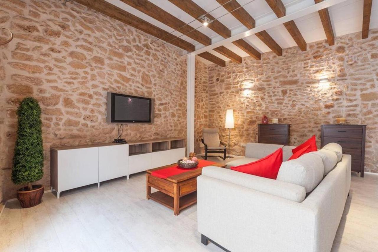 Villa Casa Sa Pedra, En El Centro Historico De Alcudia Esterno foto