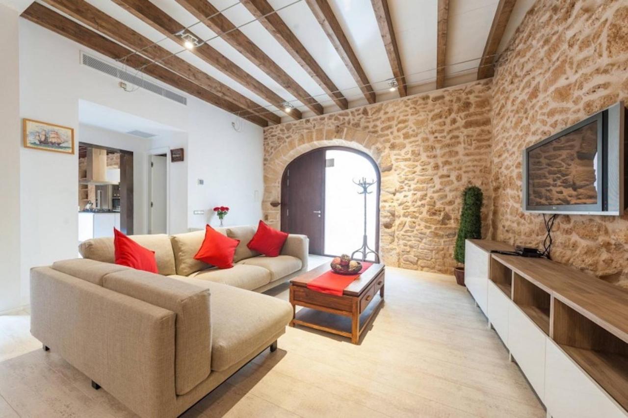 Villa Casa Sa Pedra, En El Centro Historico De Alcudia Esterno foto